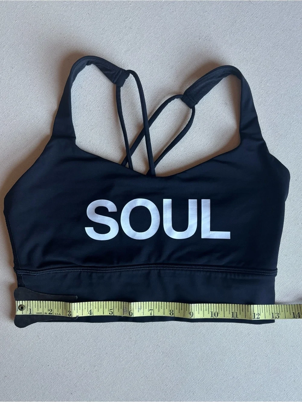 Lululemon x SoulCycle Free To Be Moved Longline Sports Bra - Size 6